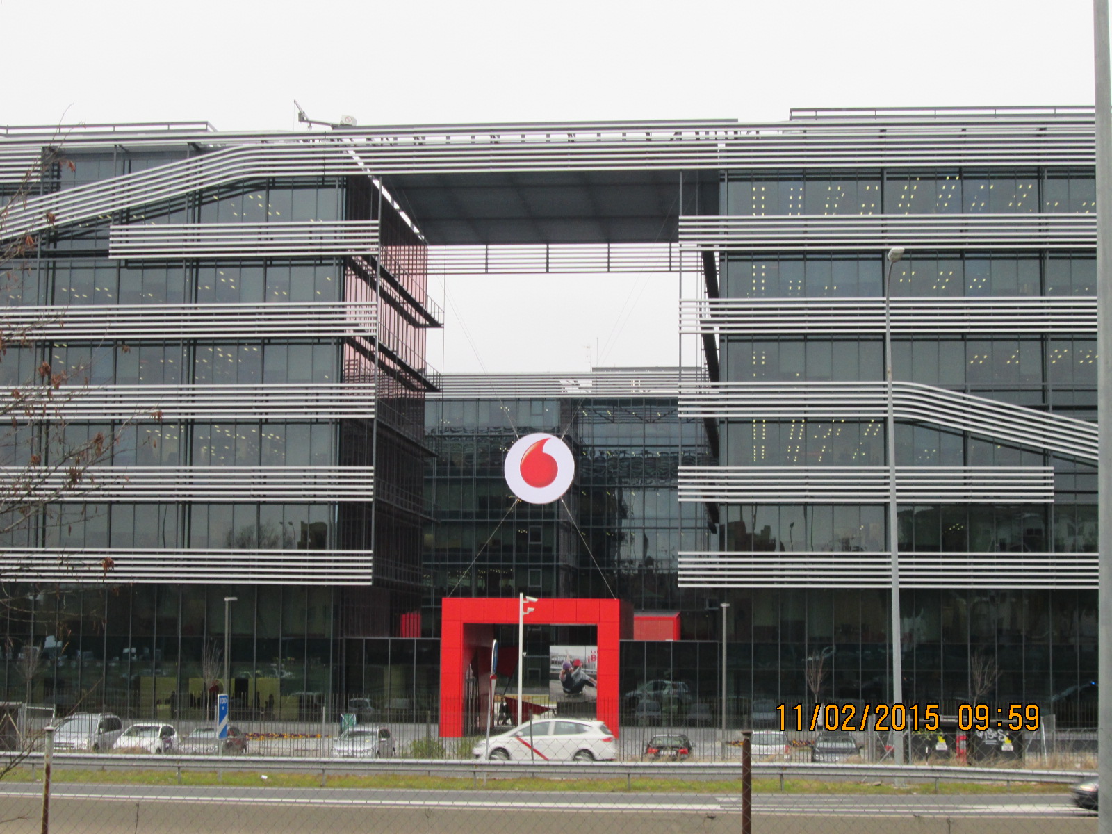 Fachada del edificio de Vodafone
